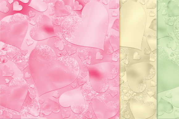 24 JPG Pastel Heart Patterns