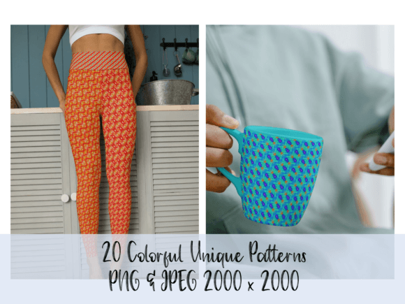 Colorful Unique Patterns for Creative Projects