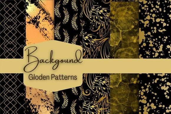 Golden Patterns Digital Paper: Creative Texture for Real Projects