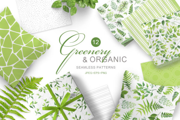 Greenery and Organic Seamless Patterns 1