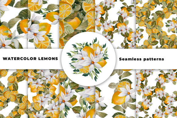 Lemon Bloom Surface Patterns