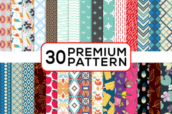 Patterns Digital Paper Set