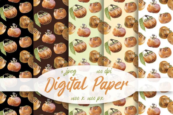 Patterns Persimmon Digital Paper: Seamless, Versatile, and Ready for Real Creative Work