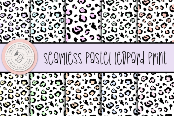 Seamless Pastel Leopard Print Patterns: A Creative Designerβs Essential Resource