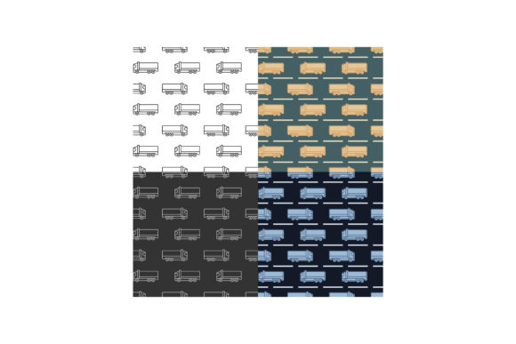 Set of Seamless Patterns with Heavy Cons
