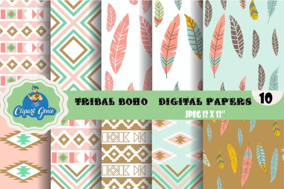 Tribal Boho Seamless Patterns: Creative Freedom, Instantly Delivered