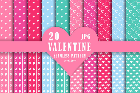 Valentine Hearts Seamless Patterns: Creative Fuel for Real Projects